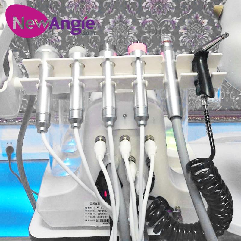 8 in 1 Skin Care oxygen jet peel water facial machine for sale SPA17