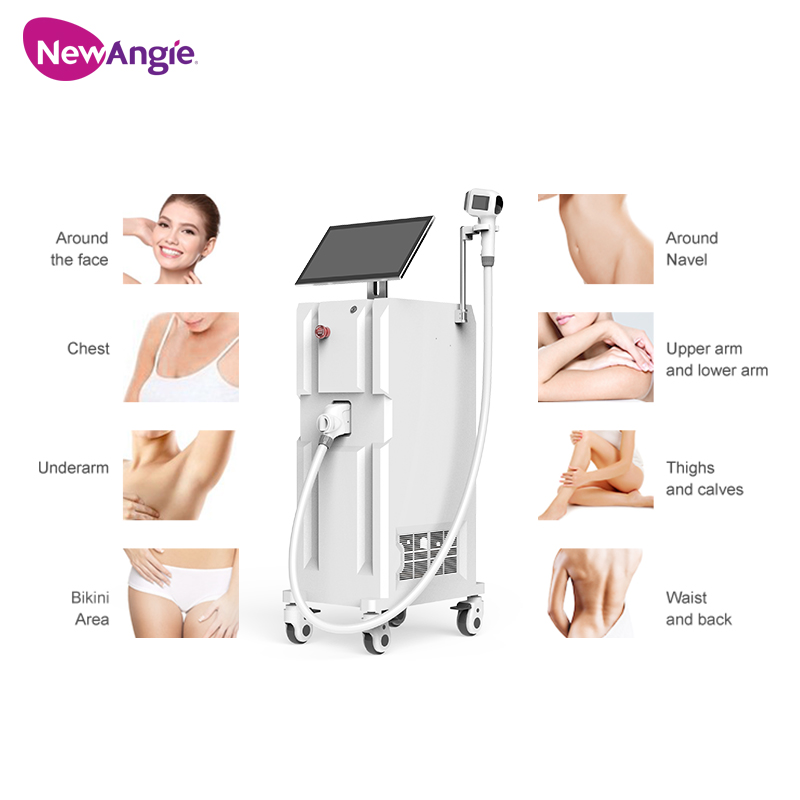 755 808 1064 Nm Laser Hair Removal Machines Diodes Laser Hair Removal Machine for Sale